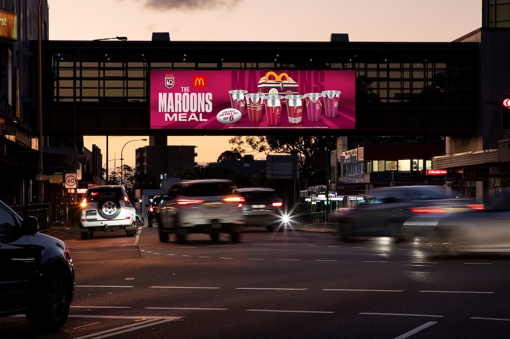 Macca’s launches Blues and Maroons Meals for footy fans in new campaign via DDB Group Sydney
