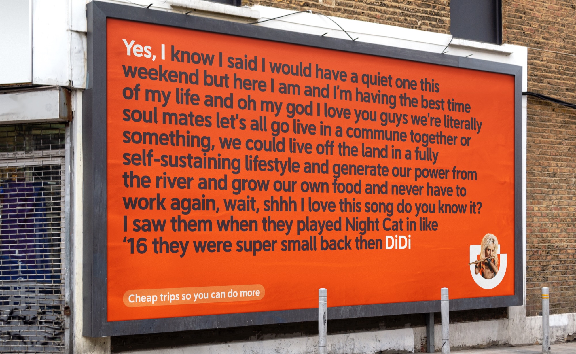 DiDi’s new unhinged mascot wants you to go out more in new campaign via Sunday Gravy