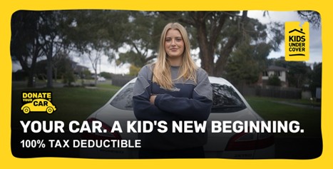 Kids Under Cover launches ‘Donate Your Car’ campaign via Brand Play and Half Dome