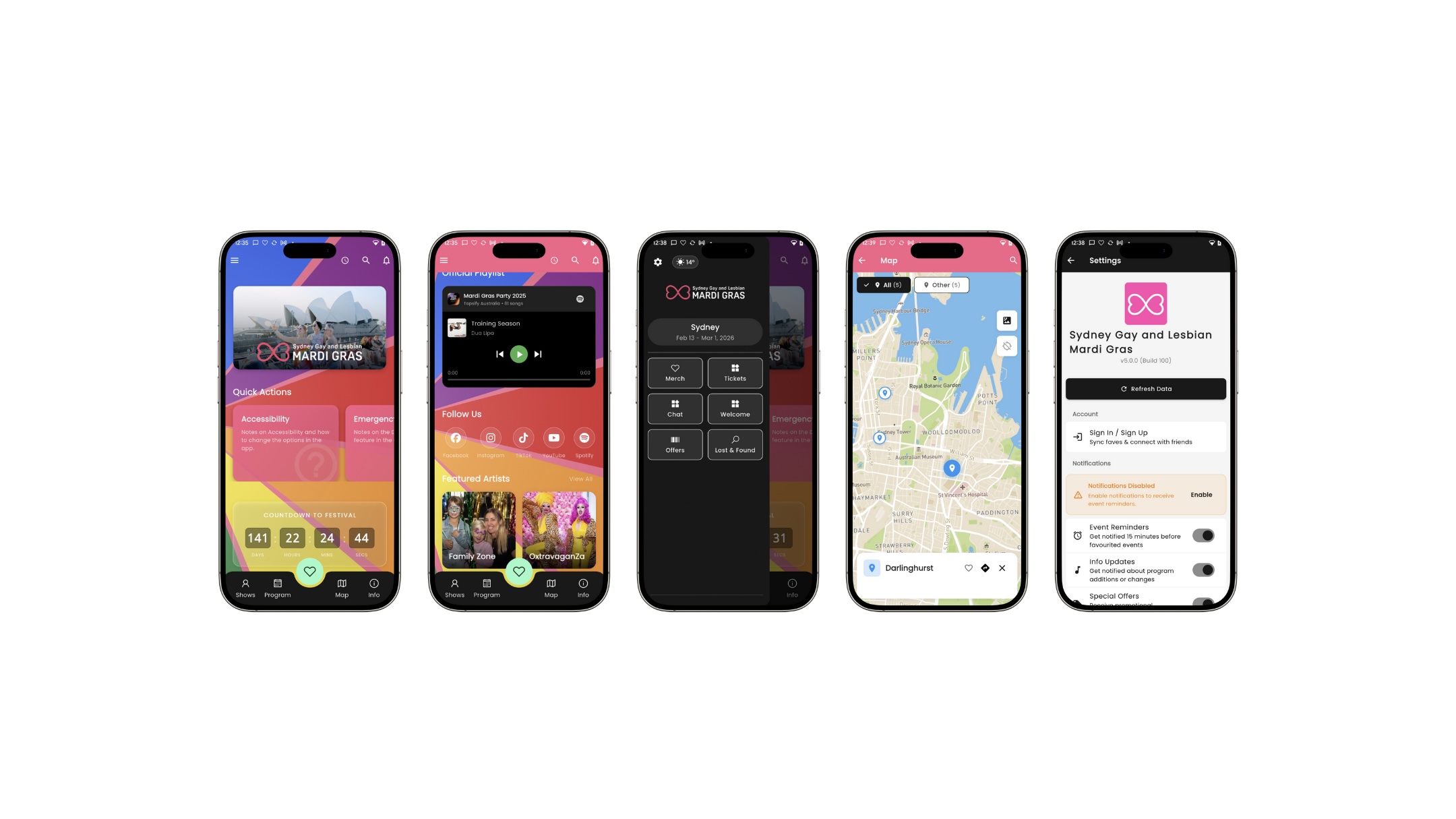 Sydney Gay and Lesbian Mardi Gras launches first official app ahead of 2026 Festival