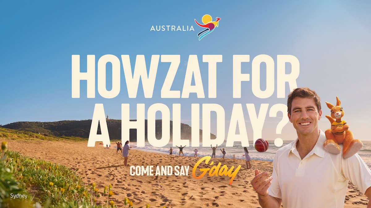 Pat Cummins and Ruby the Kangaroo invite Indian cricket fans to ‘Come and Say G’day’ in new Tourism Australia campaign via The Monkeys